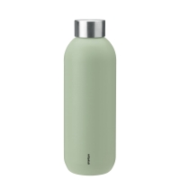 Mobile Preview: Stelton Keep Cool Edelstahltrinkflasche seagras / steel